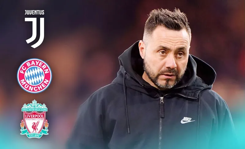 De Zerbi là ứng cử viên tiềm năng cho nhiều CLB danh tiếng như Bayern Munich hay Juventus. Roberto De Zerbi1.jpg