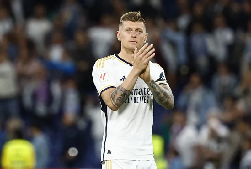 Toni Kroos vẫn còn một mục tiêu là giúp Real Madrid thắng danh hiệu châu Âu thứ 15 vào ngày 1-6. Real Madrid.jpg