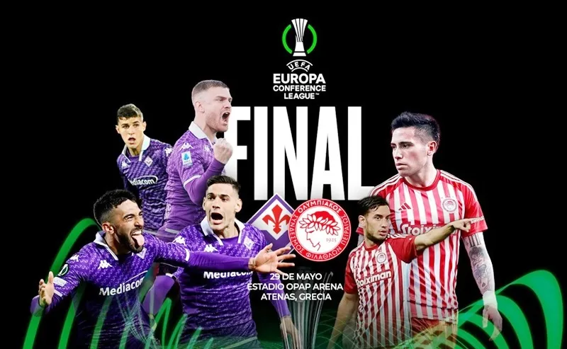 Olympiakos đối đầu Fiorentina ở trận chung kết Europa Conference League vào thứ Tư tại Athens.
