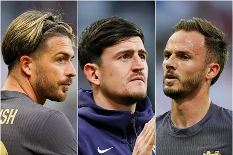 Không bất ngờ khi HLV Southgate loại bỏ Jack Grealish, James Maddison và Harry Maguire. Anh.jpg