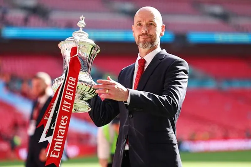 Ten Hag đưa Man.United vào 3 trận chung kết quốc nội và thắng 2 danh hiệu trong 2 năm liên tiếp. Man United.jpg