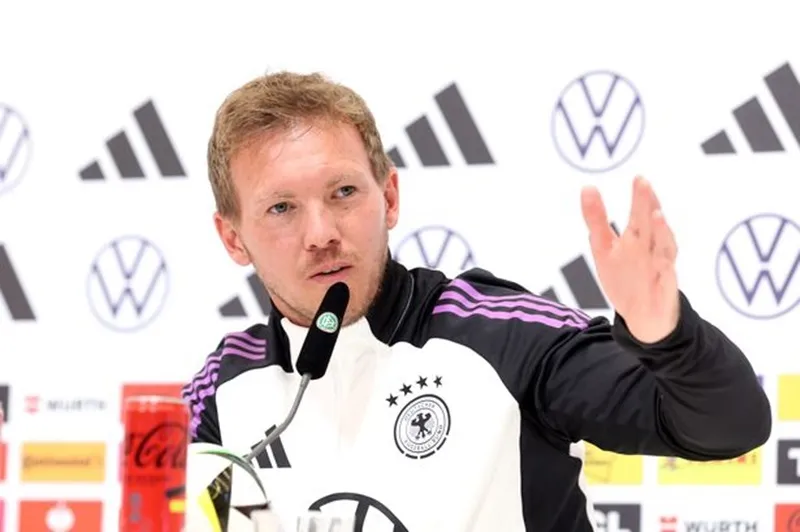 HLV Julian Nagelsmann tỏ ra thận trọng trước trận khai mạc của tuyển Đức với Scotland ở Munich vào thứ Sáu. agelsmann.jpg