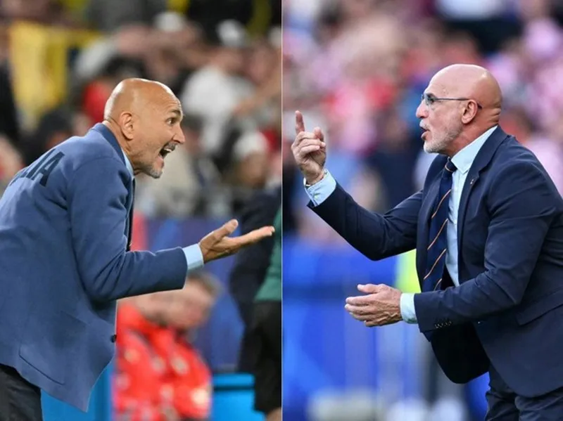 HLV Luciano Spalletti của Italy và HLV Luis de la Fuente phía Tây Ban Nha đều dành những lời có cánh cho nhau.