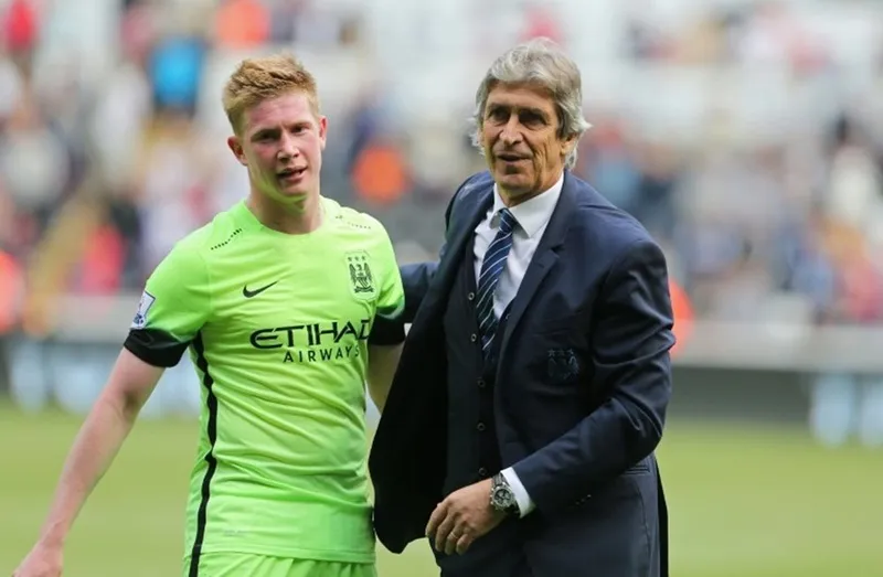 Kevin de Bruyne chính là di sản quan trọng mà Pellegrini để lại cho Pep Guardiola. Manuel Pellegrini1.jpg