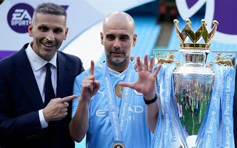 Guardiola đã giúp Man.City thắng 6 danh hiệu Premier League trong 7 năm. Ederson.jpg