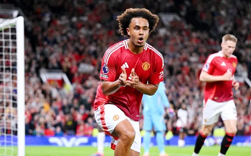 Tiền đạo Joshua Zirkzee đánh dấu trận ra mắt bằng bàn thắng ở phút 87 giúp Man.United thắng 1-0 trước Fulham.
