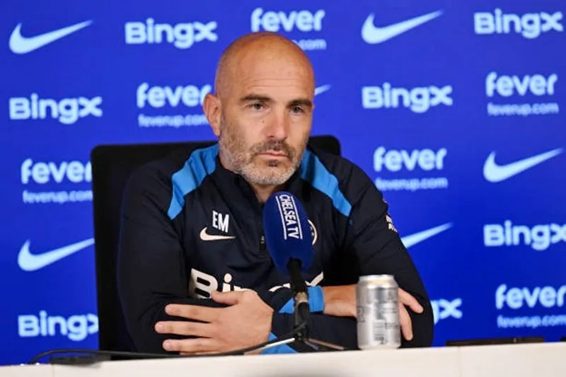 HLV Enzo Maresca đang rất đau đầu khi lựa chọn nhân sự cho mỗi trận đấu cụ thể Enzo Maresca.jpg