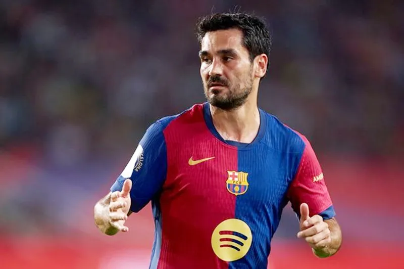 Ilkay Gundogan dự kiến sẽ trở lại Man.City từ Barcelona theo dạng tự do. Ilkay Gundogan1.jpg