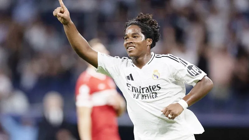 HLV Ancelotti xác nhận tân binh trẻ Endrick sẽ đá chính nhiều trận hơn cho Real Madrid. Endrick.jpeg