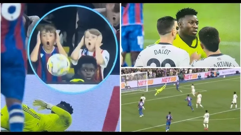 Thủ thành Andre Onana với nỗ lực xuất thần khiến Crystal Palace chưa thể giành chiến thắng đầu tiên. Andre Onana1.jpg