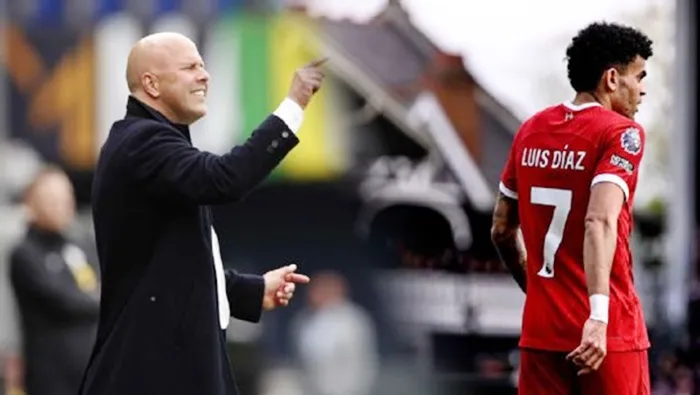Khởi đầu mạnh mẽ dưới thời Arne Slot thúc đẩy sự lạc quan vốn kém đi sau khi Jurgen Klopp chia tay. Luis Diaz11.jpg