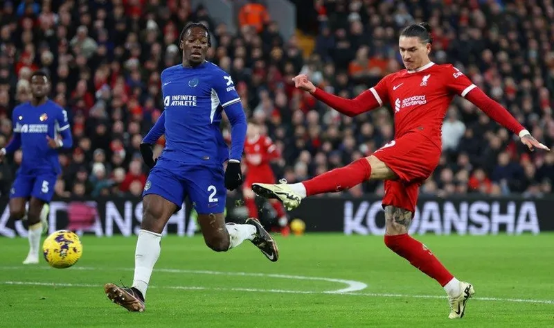 Liverpool giành chiến thắng 4-1 trước Chelsea tại Anfield ở mùa giải trước. Liverpool.jpg