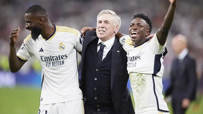 Ancelotti tin rằng Vinicius sẽ giành… Quả bóng Vàng tiếp theo. Ancelotti.jpg