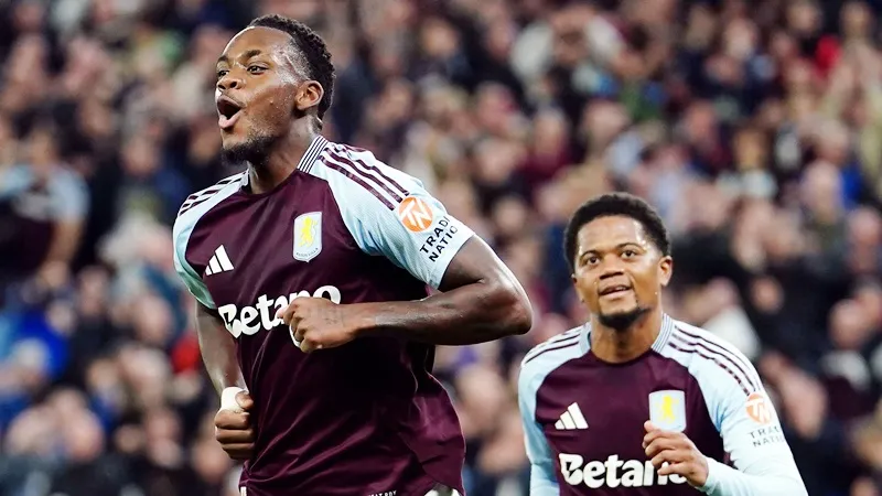 Jhon Duran đã có 7 bàn sau 12 trận đấu trong mùa giải này cho Aston Villa. Jhon Duran.jpg