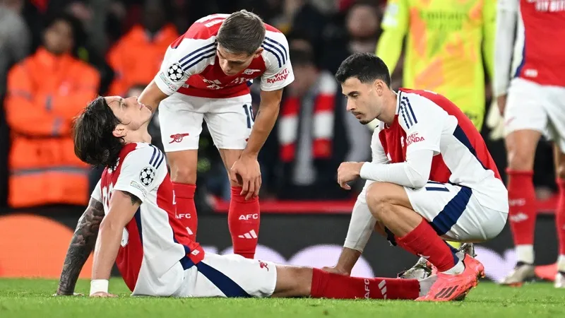 Điều đáng lo ngại khác Arsenal chấn thương của hậu vệ cánh Riccardo Calafiori. Riccardo Calafiori.jpg