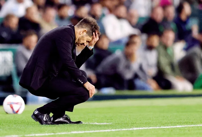Đội bóng của HLV Diego Simeone chỉ thắng 1 trong 6 trận gần nhất trên mọi đấu trường. Diego Simeone.jpg