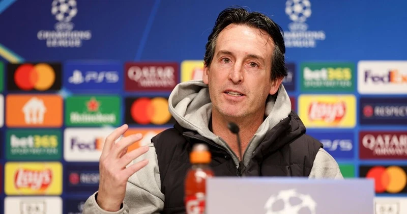 HLV Unai Emery tập trung trước cơ hội sớm giành quyền vào vòng đấu loại trực tiếp.