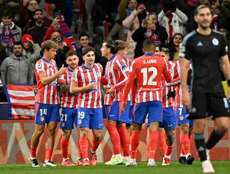 Atletico Madrid thành công giữ lại 3 điểm trên sân nhà khi đối đầu Slovan Bratislava