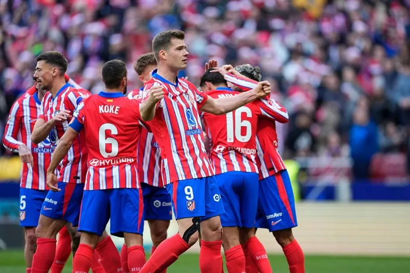 Atletico Madrid bắt kịp điểm số ở ngôi đầu sau khi đánh bại Getafe 1-0. Atletico Madrid.jpg