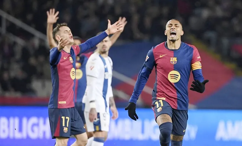 Barcelona để thua bất ngờ 0-1 ngay trên sân nhà trước Leganes.