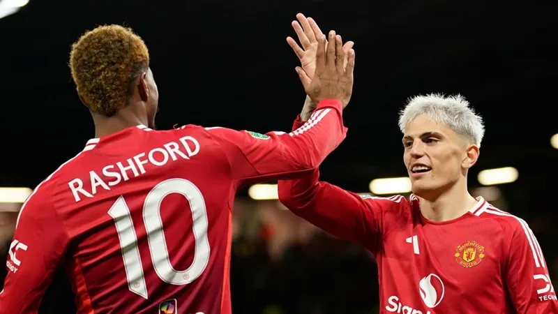 Chỉ Alejandro Garnacho có tên trong chuyến đi đến Tottenham vào thứ Năm. Marcus Rashford.jpg