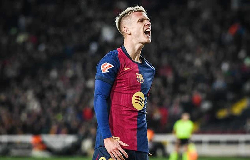 Barcelona có thể mất Dani Olmo trong nửa sau của mùa giải.