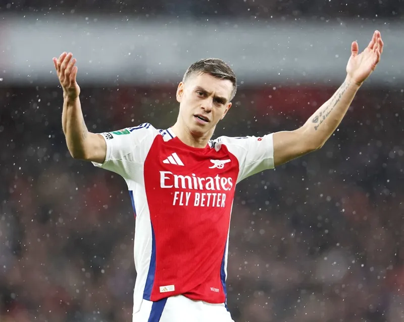 HLV Arteta kỳ vọng Leandro Trossard tạo ra tác động khi thay thế Bukayo Saka. Leandro Trossard.jpg