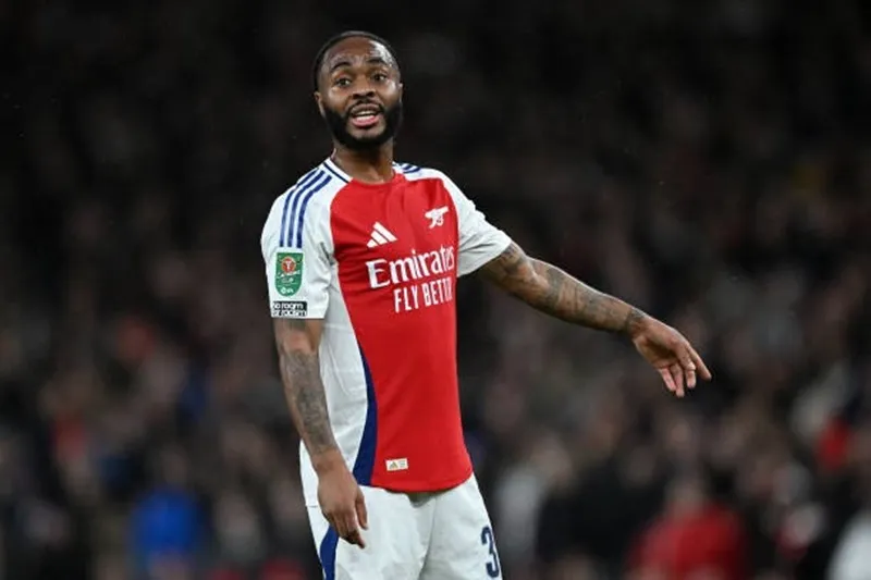 Đóng góp của Sterling cho Arsenal gần như là con số 0 tròn trĩnh Sterling.jpg
