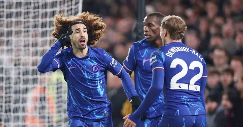 Chelsea chạy đà tốt trước chuyến làm khách đến sân nhà vô địch Man.City vào thứ Bảy. Marc Cucurella.jpg