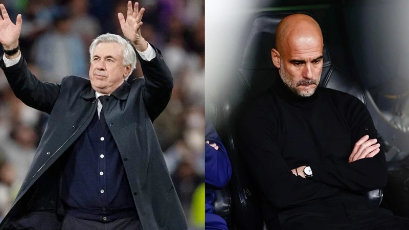 Carlo Ancelotti và Pep Guardiola đối đầu nhau ở vòng loại trực tiếp 3 mùa gần đây và đội vượt qua đều giành chiến thắng chung cuộc.