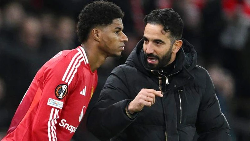 HLV Ruben Amorim vẫn thất vọng với thái độ kém của Marcus Rashford.