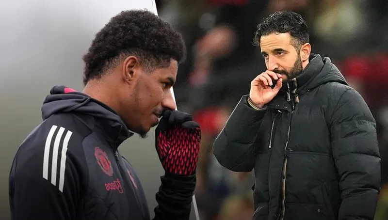 Ruben Amorim tuyên bố không cố gắng “gửi một thông điệp” qua cách xử lý Marcus Rashford.