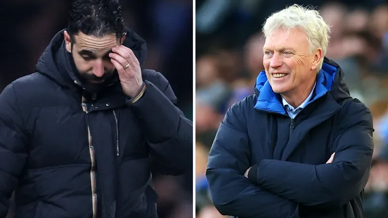 HLV Ruben Amorim thừa nhận David Moyes đang làm tốt hơn ông qua việc hồi sinh Everton.
