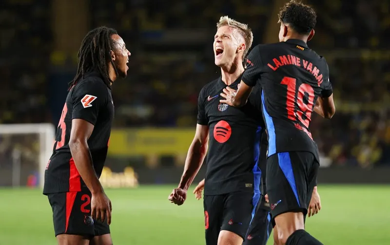 Dani Olmo trở lại sau chấn thương và ghi bàn thắng đầu tiên kể từ tháng 11. Las Palmas.jpg