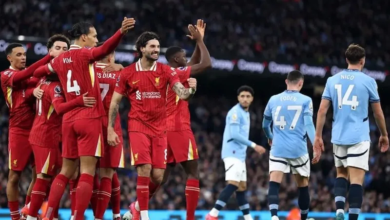 Liverpool đã gần như biến Man.City trở thành cựu vô địch bằng chiến thắng ngay tại Etihad. Liverpool.jpeg