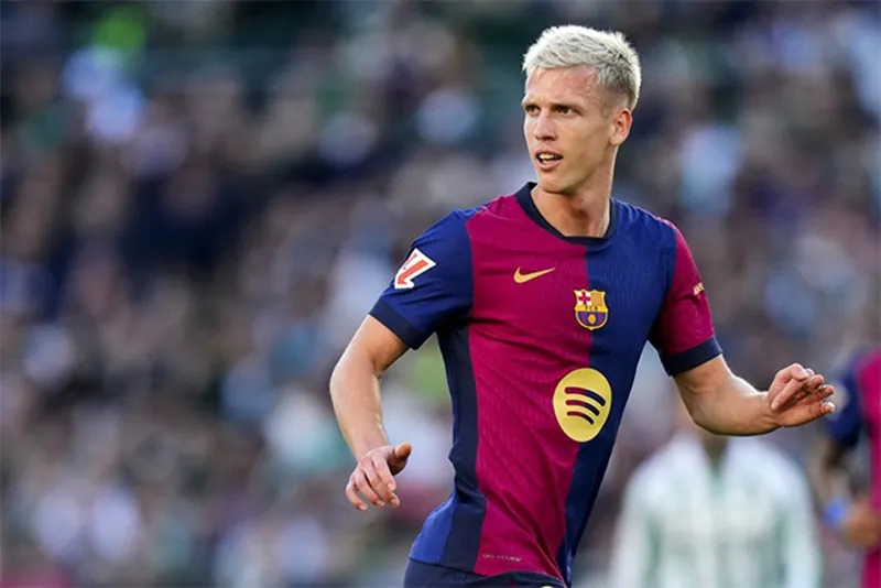Tebas tuyên bố tiền vệ Dani Olmo không nên được phép kết thúc mùa giải cùng Barcelona. Barcelona.jpg