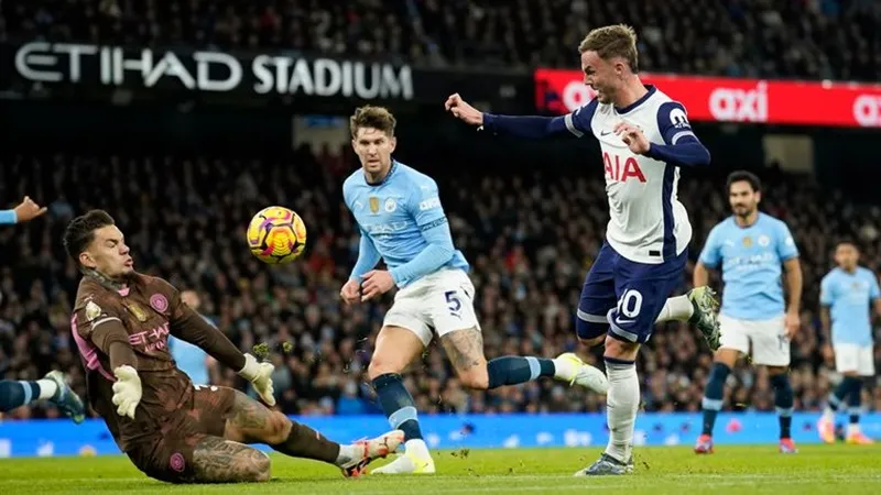 Tottenham đánh bại Man.City 2 lần trong mùa giải này bao gồm trận thắng 4-0 vào tháng 11. Haaland1.jpg