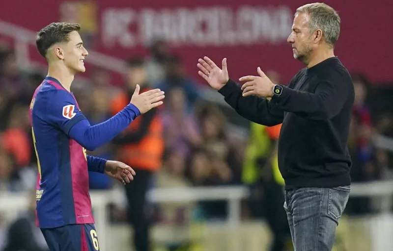 HLV Hansi Flick hoàn toàn tin tưởng vào cầu thủ rất được người hâm mộ Barcelona yêu mến này. Hansi Flick.jpg