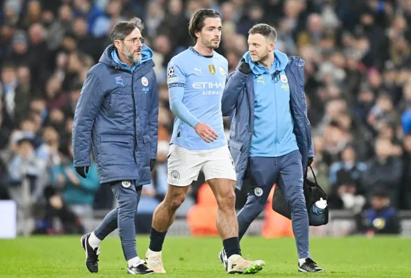 Jack Grealish liên tục gặp vấn đề thể trạng trong mùa giải Man.City gặp quá nhiều khó khăn.