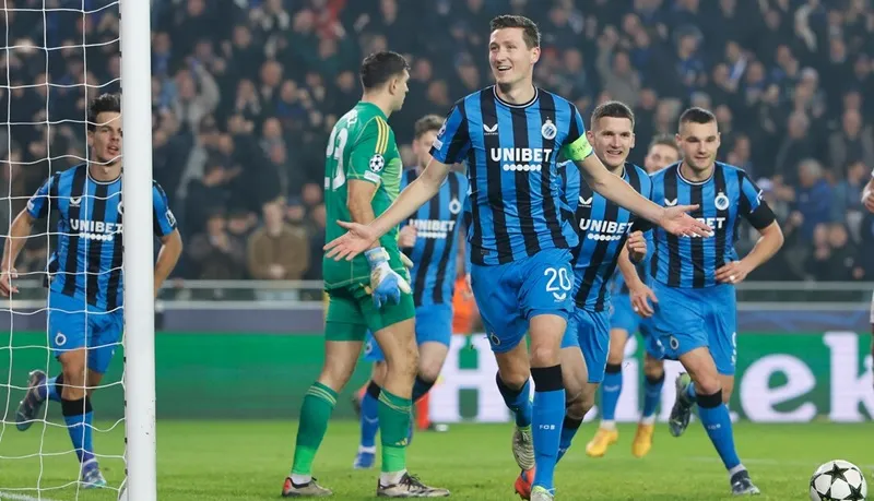 Club Brugge lần đầu tiên vượt qua một vòng đấu loại trực tiếp tại Champions League khi loại Atalanta ở vòng play-off.