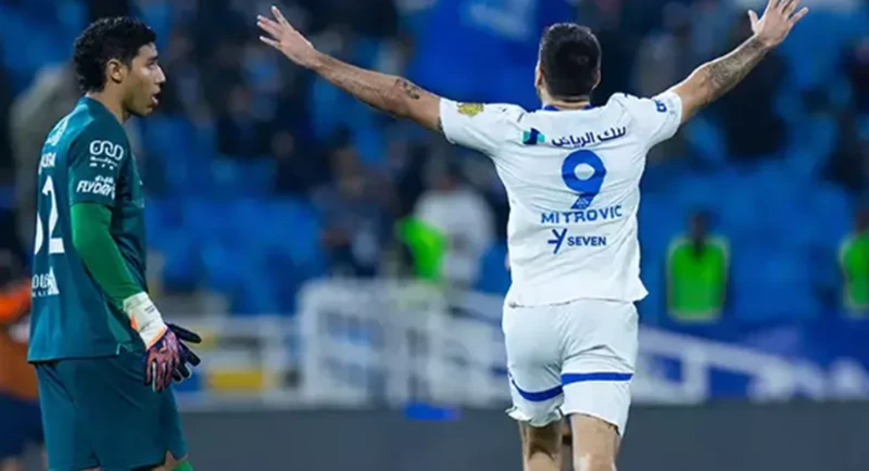 Mitrovic trở lại với pha lập công giúp Al-Hilal kết liễu Al-Fayha Mitrovic.png