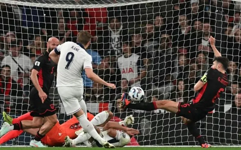 Harry Kane đảm bảo tuyển Anh thắng Albania 2-0 ở trận khai màn vòng loại World Cup 2026. Harry Kane.jpg