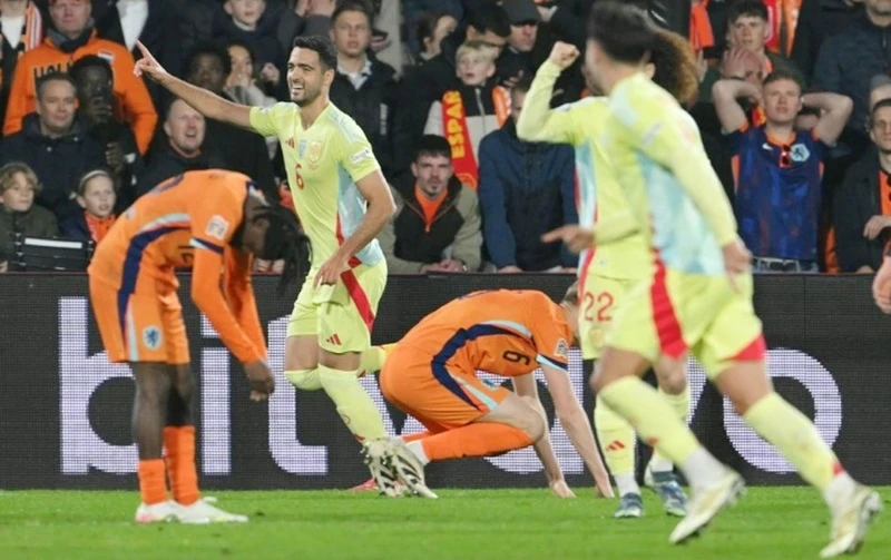 Mikel Merino giúp Tây Ban Nha tránh được thất bại một trận đấu chính thức đầu tiên sau 2 năm. Mikel Merino.jpg