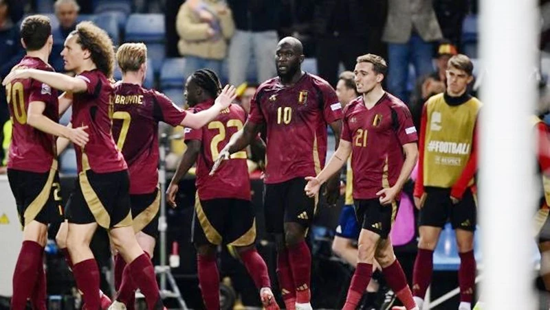 Tuyển Bỉ thắng chung cuộc Ukraine 4-3 giữ vững vị trí tại League A UEFA Nations League.
