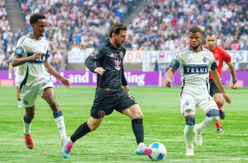 Lionel Messi bất lực và Inter Miami thua trắng 0-2 tại Vancouver Whitecaps.