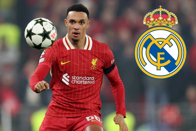 Alexander-Arnold dự kiến gia nhập cùng người bạn thân Jude Bellingham tại Real Madrid. Trent Alexander-Arnold1.jpg