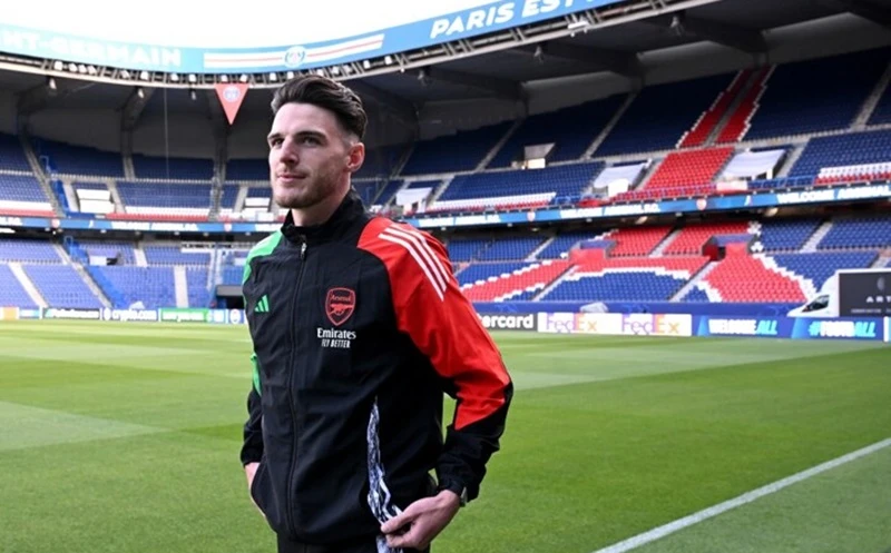 Declan Rice cho biết Arsenal sẽ cần “những khoảnh khắc kỳ diệu” để đánh bại Paris Saint-Germain.