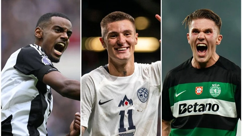 Alexander Isak, Benjamin Sesko và Viktor Gyokeres là mục tiêu của nhiều CLB lớn tại châu Âu. Red Bull.jpg
