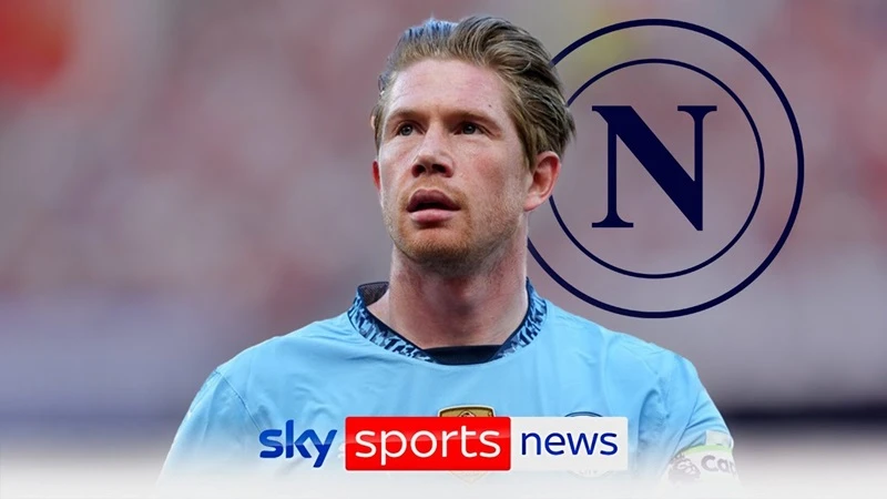 Napoli được cho đã đề nghị Kevin De Bruyne hợp đồng 2 năm với tùy chọn gia hạn thêm mùa giải thứ 3.