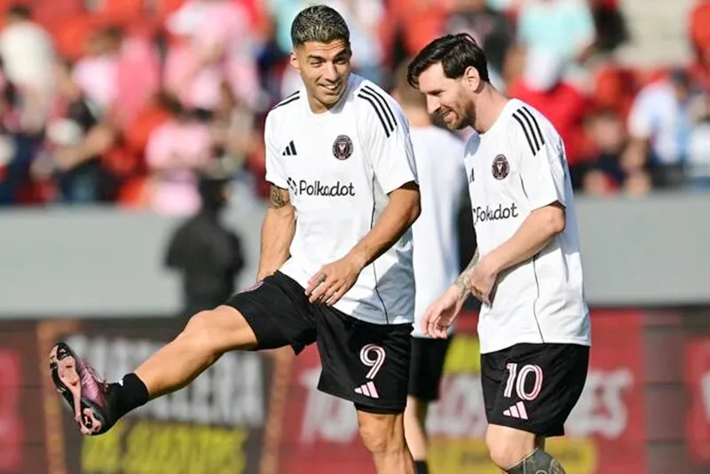 Luis Suarez và Lionel Messi thi đấu cùng nhau tại Barcelona trong 6 mùa giải trước khi là đồng đội trong 2 năm qua tại Inter Miami